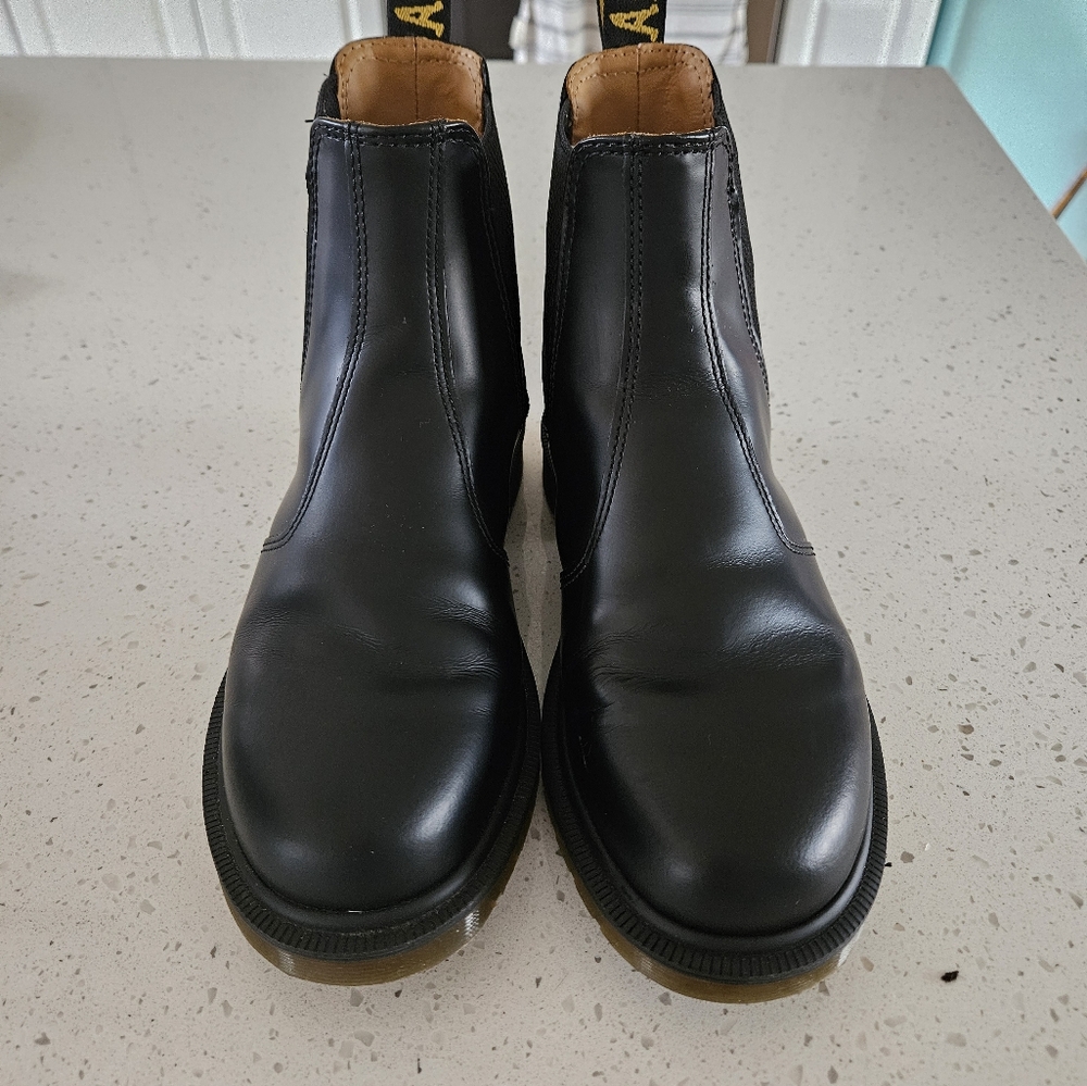 Dr. Martens Black Leather Chelsea Boots